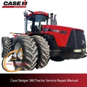 Case STX 380 tractor service repair manual, showcasing diagrams and guidelines for effective maintenance and repairs