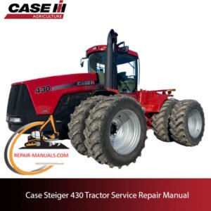 Case STX 430 tractor service repair manual, presenting essential repair techniques and maintenance information