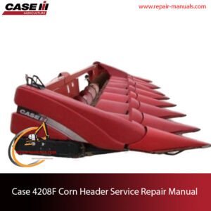 Case 4208F Corn Header service repair manual, showcasing diagrams and instructions for maintenance and repairs