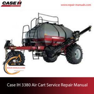 Case IH 3380 Air Cart Service Repair Manual, showcasing diagrams and instructions for maintenance and repairs
