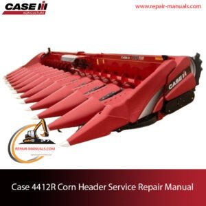 Case 4412R Corn Header service repair manual, showcasing diagrams and instructions for maintenance and repairs