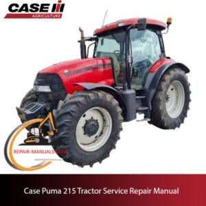 Case Puma 115 tractor service repair manual, showcasing diagrams and guidelines for effective maintenance and repairs