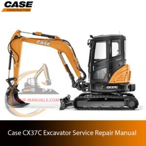 Service Repair Manual for Case CX37C Excavator,, comprehensive technical guide for maintenance, troubleshooting, and repair procedures