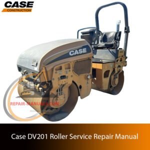 Service repair manual for case dv201 roller, showcasing diagrams and guidelines for effective machine maintenance and repairs