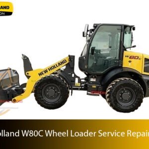new holland w80c wheel loader Service Repair Manual – Complete factory manual with step-by-step service, maintenance, and repair procedures