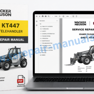 Wacker Neuson 4209 KT429 Kramer Telehandler Service Repair Manual