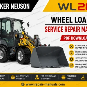 Service Repair Manual for Wacker Neuson WL28 Wheel Loader