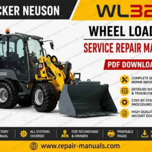 Service Repair Manual for Wacker Neuson WL32 Wheel Loader