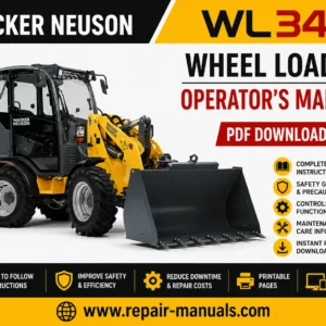 Operator's Manual for Wacker Neuson WL34 Wheel Loader