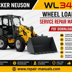 Service Repair Manual for Wacker Neuson WL34 Wheel Loader