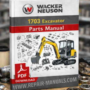 Parts manual for Wacker Neuson 1404 Excavator