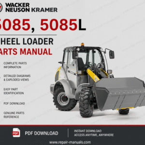 Wacker Neuson Kramer 5085 and 5085L wheel loader parts manual