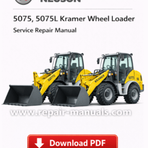 Comprehensive repair manual for Wacker Neuson 5075 and 5075L Kramer Wheel Loaders