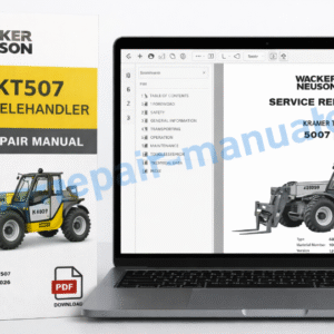 Wacker Neuson 4209 KT429 Kramer Telehandler Service Repair Manual