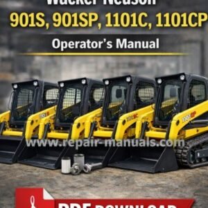 Wacker Neuson operator's manual for models 901S