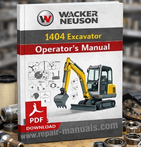 Cover of the Wacker Neuson 1404 Excavator Operator's Manual