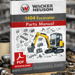 Parts manual for Wacker Neuson 1404 Excavator