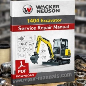 Service repair manual for Wacker Neuson 1404 Excavator