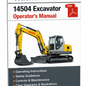Parts manual for Wacker Neuson 14504 Excavator