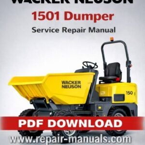 Service Repair Manual for Wacker Neuson 1501 Dumper