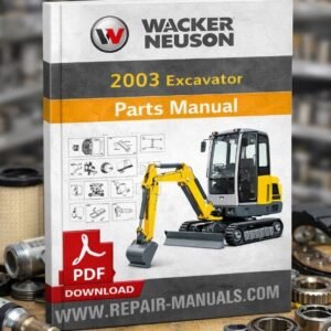 Wacker Neuson 2003 Excavator Parts Manual