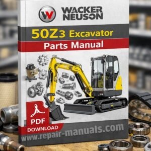 Parts manual for Wacker Neuson 50z3 Excavator