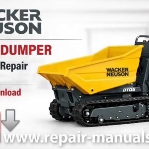 Service Repair Manual for Wacker Neuson DT05 Dumper