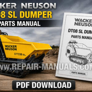 Parts manual for Wacker Neuson DT08 SL Dumper