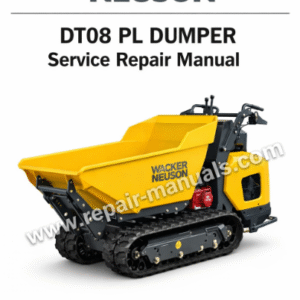 Service Repair Manual for Wacker Neuson DT08 PL Dumper