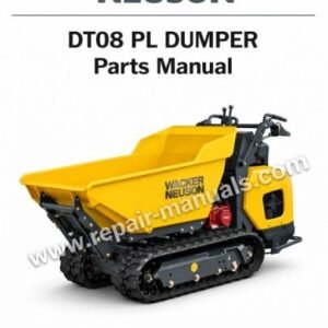 Parts manual for Wacker Neuson DT08 PL Dumper