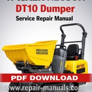 Service Repair Manual for Wacker Neuson DT10 Dumper
