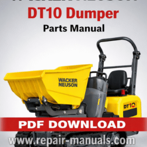 Parts manual for Wacker Neuson DT10 Dumper