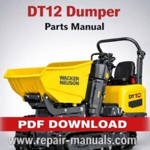 Parts manual for Wacker Neuson DT12 Dumper
