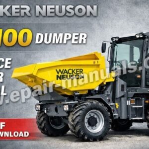 Service Repair Manual for Wacker Neuson DV100 Dumper