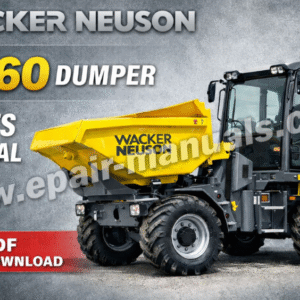 Parts manual for Wacker Neuson DV60 Dumper