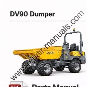 Parts manual for Wacker Neuson DV90 Dumper