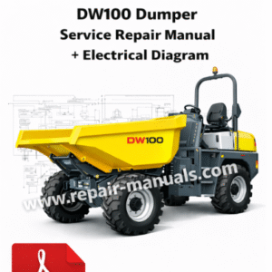 Service repair manual for Wacker Neuson DW100 Dumper
