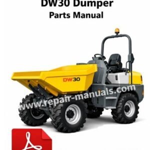 Parts manual for Wacker Neuson DW30 Dumper
