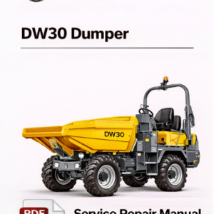 Service Repair Manual for Wacker Neuson DW30 Dumper
