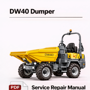 Service Repair Manual for Wacker Neuson DW40 Dumper