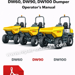 Operator's Manual for Wacker Neuson DW60
