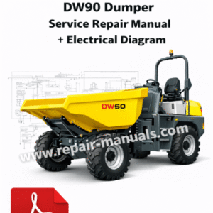 Service repair manual for Wacker Neuson DW90 Dumper