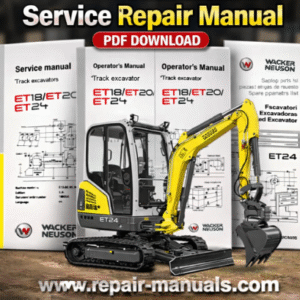 Service Repair Manual for Wacker Neuson ET24 Excavator