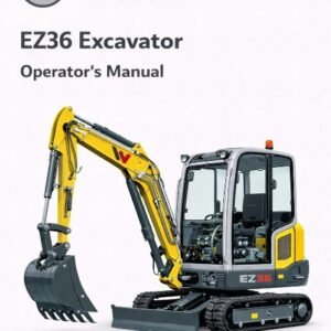 Wacker Neuson EZ36 Excavator Operator's Manual
