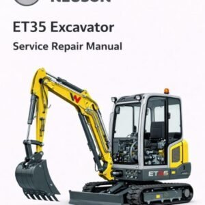 Service Repair Manual for Wacker Neuson ET35 Excavator