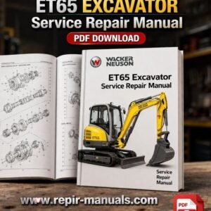 Service Repair Manual for Wacker Neuson ET65 Excavator