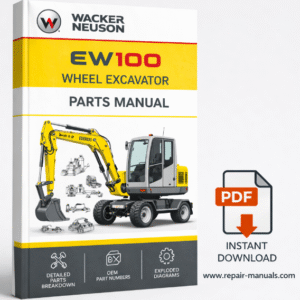 Parts manual for Wacker Neuson EW100 Wheel Excavator
