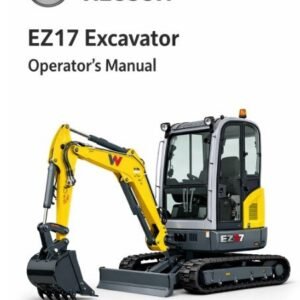 Cover of the Wacker Neuson EZ17 Excavator Operator's Manual
