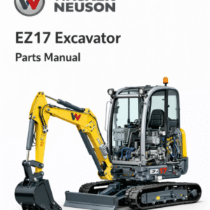 Parts manual for Wacker Neuson EZ17 Excavator