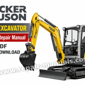Service Repair Manual for Wacker Neuson EZ17 Excavator